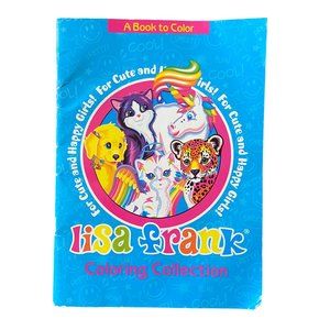 Y2K Lisa Frank Coloring Collection, 2009 Coloring Book - RARE